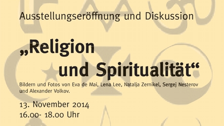 Ausstellungseröffnung „Religion und Spiritualität“